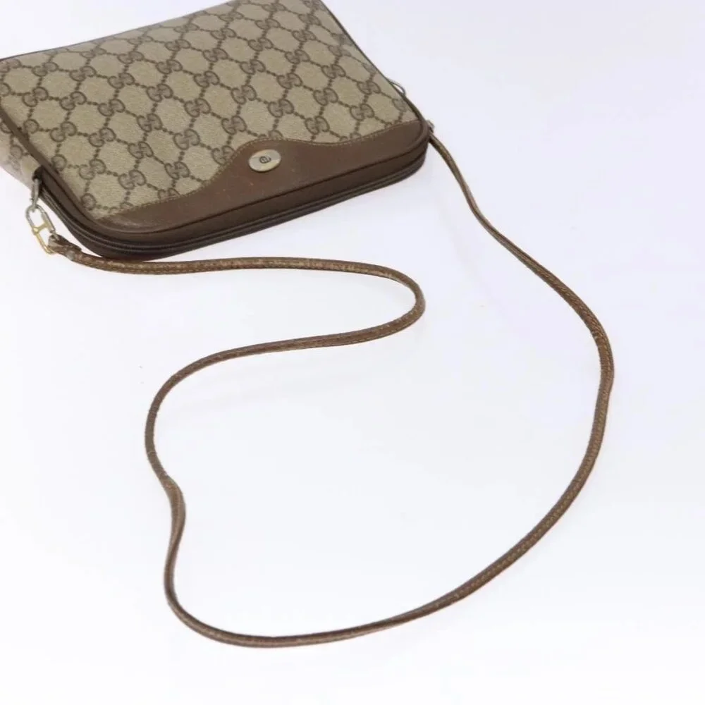 GUCCI GG Supreme Shoulder Bag PVC Beige Gold 114291 Auth 137544 - Picture 8 of 16